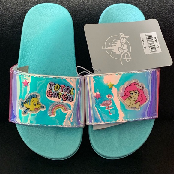 Disney Shoes Disney Little Mermaid Kids Slides Poshmark